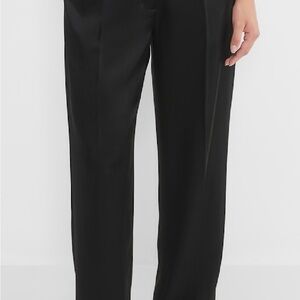 Aritzia Black Satin Effortless Pant Size 2